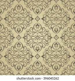 seamless damask pattern. Tile