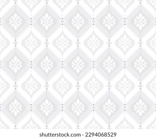 Seamless damask pattern. Tile pattern vector. Wallpaper baroque style. Islamic background design.