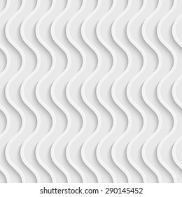 Seamless Damask Pattern. Vector Soft Background. Regular White Texture