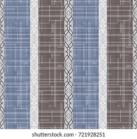 Seamless damask pattern. Vintage multicolor pattern in turkish style. Endless pattern can be used for ceramic tile, wallpaper, linoleum, textile, web page background. Vector