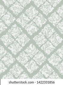 seamless damask pattern. Vintage ornament. Use for wallpaper, printing on the packaging paper, textiles, ceramic tiles. 
