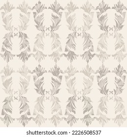 seamless damask pattern. Vintage ornament. Use for wallpaper, printing on the packaging paper, textiles.