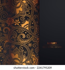 seamless damask pattern. Vintage ornament. Use for wallpaper, printing on the packaging paper, textiles.