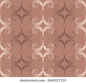 seamless damask pattern. Vintage ornament. Use for wallpaper, printing on the packaging paper, textiles.