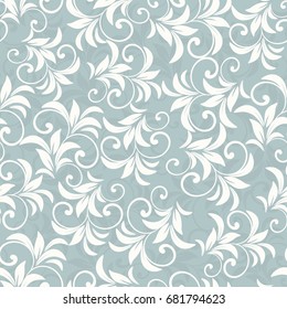 seamless damask pattern. Vintage ornament. Use for wallpaper, printing on the packaging paper, textiles.