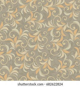 Patrón de damasco sin costuras. Adorno de Antiguas. Uso para el Fondo de pantalla, impresión en el papel de embalaje, textiles. 