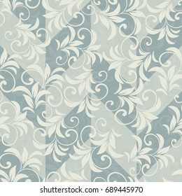 seamless damask pattern. Vintage ornament. Use for wallpaper, printing on the packaging paper, textiles. 