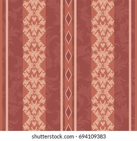 seamless damask pattern. Vintage ornament. Use for wallpaper, printing on the packaging paper, textiles.