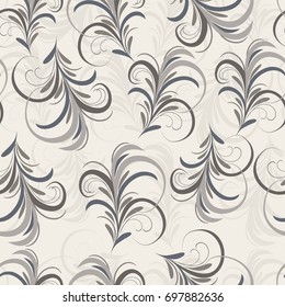 seamless damask pattern. Vintage ornament. Use for wallpaper, printing on the packaging paper, textiles.

