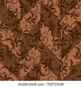 seamless damask pattern. Vintage ornament. Use for wallpaper, printing on the packaging paper, textiles, tile.