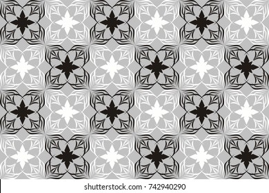 seamless damask pattern. Vintage ornament. Use for wallpaper, printing on the packaging paper, textiles. tiles.