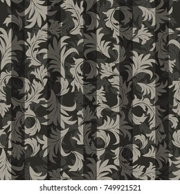 seamless damask pattern. Vintage ornament. Use for wallpaper, printing on the packaging paper, textiles.