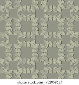 seamless damask pattern. Vintage ornament. Use for wallpaper, printing on the packaging paper, textiles.
