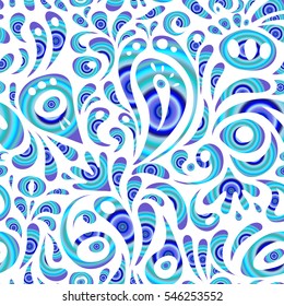 Seamless damask pattern. Vintage ornamental background with victorian pattern. Vector illustration.