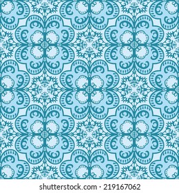 Seamless damask pattern vintage style