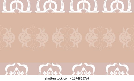 Nahtlose Damast-Muster-Tapete. Vintage-Deko im viktorianischen Stil