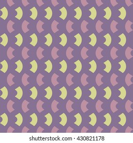 Seamless Damask Pattern.Curved Shapes Background. Violet Regular Texture