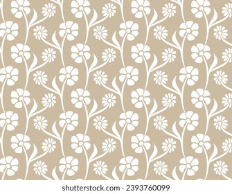 Patrones de damasco sin soldadura para adorno, papel pintado, embalaje, fondo vectorial