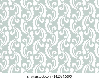 Seamless damask patterns for ornament, wallpaper, packaging, vector background