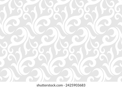 Seamless damask patterns for ornament, wallpaper, packaging, vector background