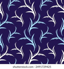 Seamless damask patterns for ornament, wallpaper, packaging, vector background
