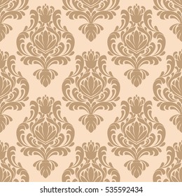 Seamless damask  retro Wallpaper for Design