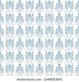 Seamless damask vector background featuring a baroque style pattern. This graphic ornate design is suitable for wallpaper, fabric, packaging, and wrapping. 