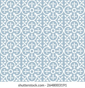 Seamless damask vector background featuring a baroque style pattern. This graphic ornate design is suitable for wallpaper, fabric, packaging, and wrapping. 