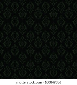 Seamless Damask wallpaper