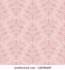 Seamless Damask wallpaper