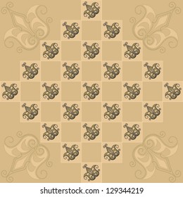 Seamless Damask Wallpaper