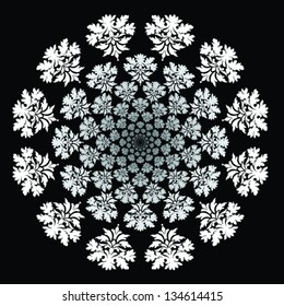 Seamless Damask wallpaper