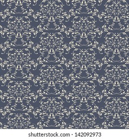 Seamless Damask wallpaper
