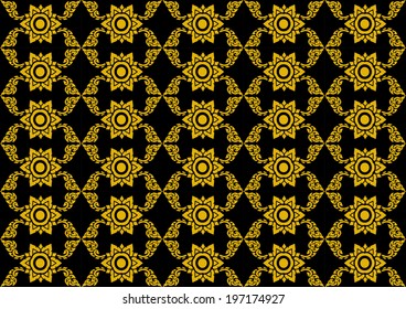 Seamless Damask wallpaper
