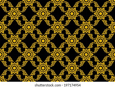 Seamless Damask wallpaper