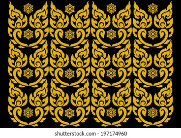 Seamless Damask wallpaper