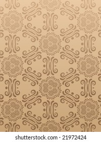 Seamless Damask wallpaper