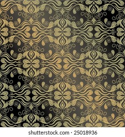 Seamless Damask wallpaper