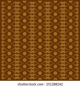 Seamless Damask Wallpaper