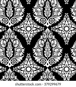 Seamless damask wallpaper