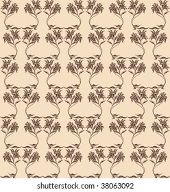 Seamless Damask wallpaper