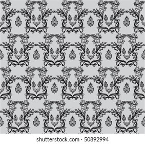seamless damask wallpaper