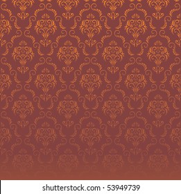 Seamless Damask wallpaper