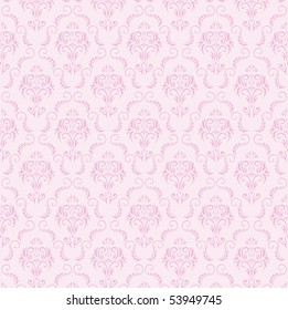 Seamless Damask wallpaper