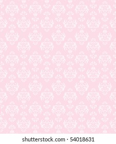 Seamless Damask wallpaper