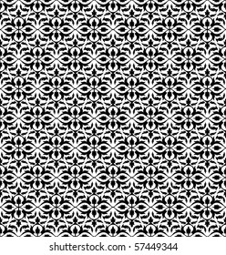 Seamless damask wallpaper