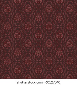 Seamless Damask wallpaper