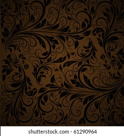 Seamless Damask wallpaper