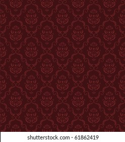 Seamless Damask Wallpaper