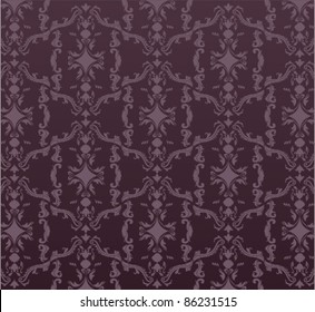 Seamless Damask wallpaper